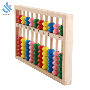 YF-M204 grano colorido Ábaco juguete de madera para niños de preescolar matemáticas contar - Product Image 2