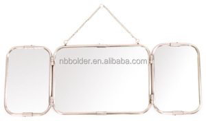 Comercio al por mayor Antiqued Oro Rosa Retro-chic <span class=keywords><strong>Espejo</strong></span> Triple Con Tres Paneles - Product Image 2