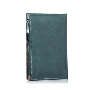 Portafoglio Organizzatore in Vera Pelle Sdoppiata Impermeabile Vintage Unisex COWHERD per Passaporto e Carte - Vendita all'Ingrosso - Product Image 3