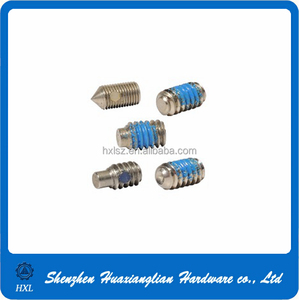 M1.4 M1.6 M1.8 M2 M2.5 M3 M4 M5 <strong>M6</strong> M8 M10 Hexagon/Socket/Allen Drive No Head <strong>Grub</strong> Set <strong>Screws</strong> With Nylok Patch - Product Image 4