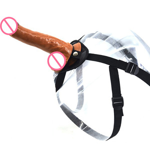 FAAK-consolador de juguete para sexo lésbico, pantalones de 23,5 cm, Juguetes sexuales de bondage, consolador con cinturón, consolador con correa para lésbica - Product Image 4