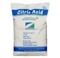 Ácido Cítrico Monohidrato anidro para alimentos/cosméticos uso médico (Cas no:77-92-9)