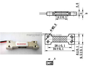 Báscula de cocina MLC639HDA, celda de carga con sensor de micropeso de balanza electrónica 500g - Product Image 3