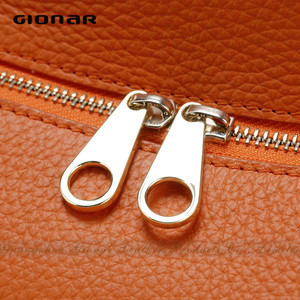 Gionar productos más vendidos de la marca naranja de alta calidad de cuero genuino bolso de <span class=keywords><strong>los</strong></span> bolsos de las mujeres - Product Image 4