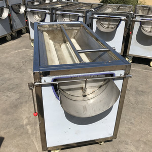 Macchina per il lavaggio di datteri secchi in acciaio inossidabile / Attrezzatura per la pulizia di datteri essiccati per la lavorazione di frutta e verdura - Product Image 6