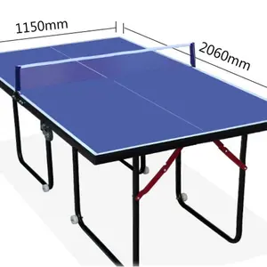 2020 Google Hot Koop Kids Vouwen Indoor Tafeltennis Set Kopen Outdoor Mini Gevouwen Pingpong Tafeltennis Tafels China