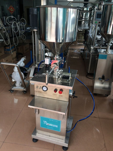 شبه التلقائي ماكينة تعبئة معجون/كريم وجه حشو/مستحضرات التجميل كريم ملء آلة - Product Image 3