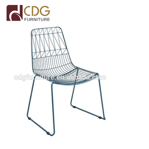 CDG replica <span class=keywords><strong>Harry</strong></span> Bertoia alambre apilables mesas <span class=keywords><strong>de</strong></span> café y sillas al aire libre negro blanco azul Rosa oro color - Product Image 5