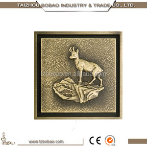 Estilo Retro Personalizado de Fuga a Tierra de Latón Tallado Desagües Del Suelo - Product Image 5