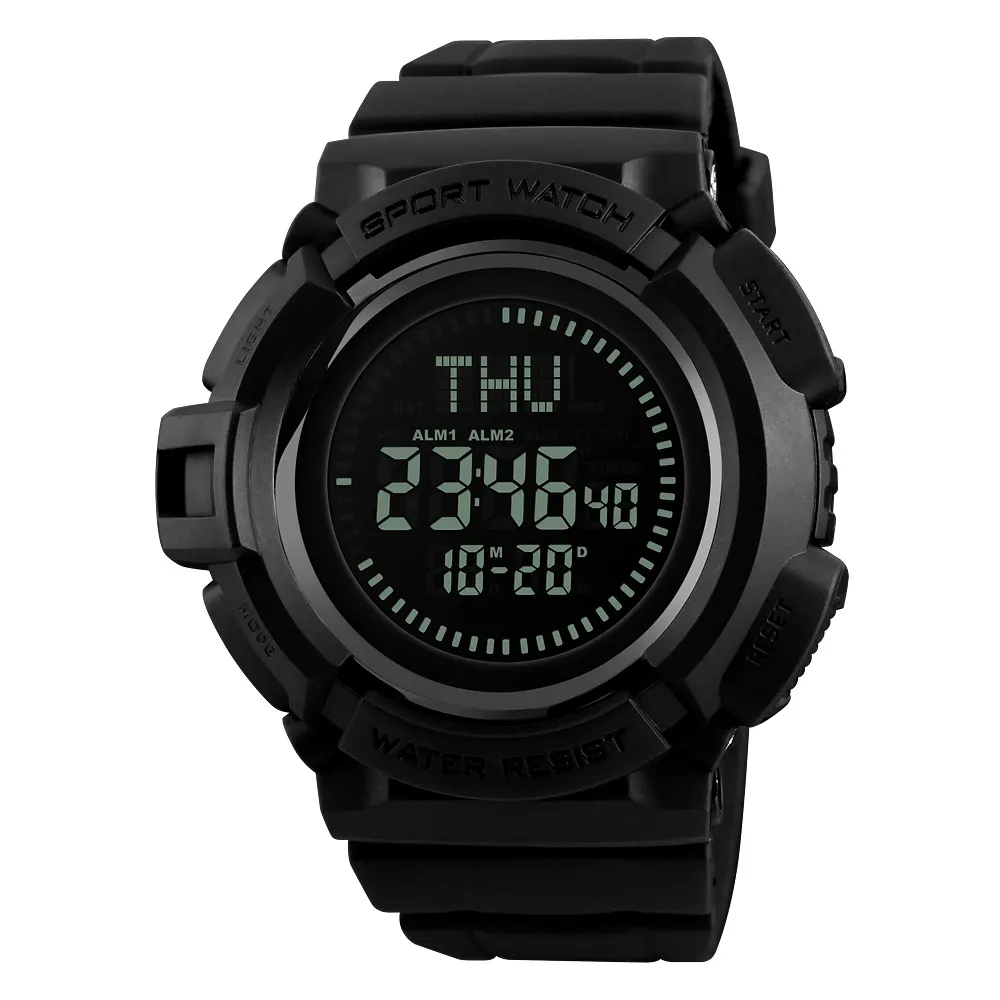 SKMEI 1300 Men Digital Wristwatch Fashion Outdoor Waterproof Sport Watch With Compass
