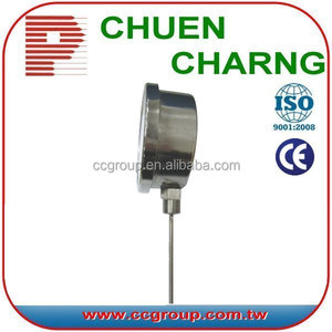 Industrial Usage <strong>Bimetal</strong> Temperature <strong>Thermometer</strong> - Product Image 4