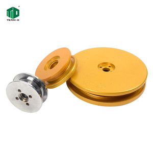Licht und starke Magnesium aluminium legierung stick gummi räder für hydraulische draht sah maschine ersatzteile - Product Image 2