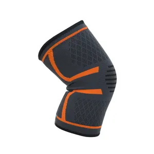 Rodillera de compresión transpirable para estiramiento, mangas estabilizadoras de vendaje, Protector de rodilla