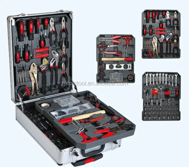 Factory wholesale customized 186pcs germany kraft tools sets electrical tools names