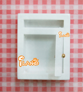 Miniatura <span class=keywords><strong>de</strong></span> Buzón Pequeño, Mini Buzón <span class=keywords><strong>de</strong></span> <span class=keywords><strong>Madera</strong></span> Pintado para <span class=keywords><strong>Casa</strong></span> <span class=keywords><strong>de</strong></span> <span class=keywords><strong>Muñecas</strong></span>, Buzón Blanco OA021 - Product Image 3
