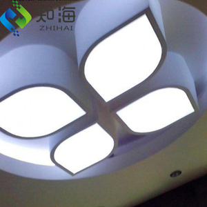 ZHIHAI circulaire or blanc film pvc pour hôtel supermarché club bureau décor nouveau plafond tendu - Product Image 3