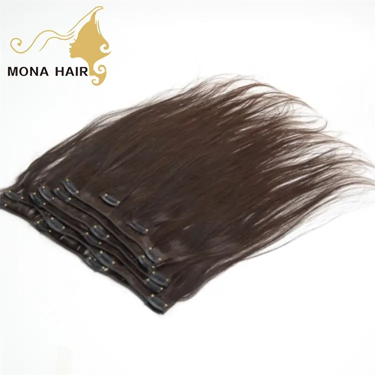 Aplique de cabelo virgem brasileiro, 120-130 grama as por pacote de extensões de cabelo para mulheres negras