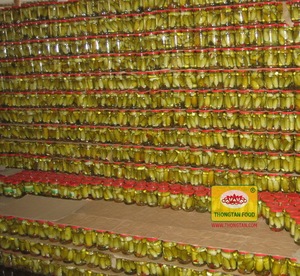 Dưa Chuột Đóng Hộp Việt Nam/Gherkins Ở Nước Muối - Product Image 1