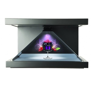 Cube pyramidal <span class=keywords><strong>holographique</strong></span> 3D HD pour la publicité en magasin - Product Image 3