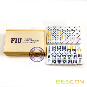 Juego de dominó doble personalizado de alta calidad, <span class=keywords><strong>9</strong></span> unidades - Product Image 2