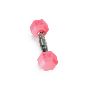 Colorful <strong>Rubber</strong> <strong>Hex</strong> <strong>Dumbbell</strong> With Straight Handle - Product Image 3