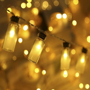 20L Trang Trí Nội Thất Led Chai Thủy Tinh năng lượng mặt trời Chuỗi Đèn Led Chai Ánh Sáng - Product Image 1