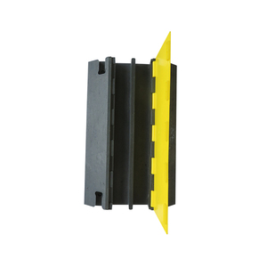 <span class=keywords><strong>Rampe</strong></span> de sécurité routière en <span class=keywords><strong>acier</strong></span> durable à 2 canaux Protecteur de câble en caoutchouc recouvert de PVC Bosse pour la route - Product Image 3