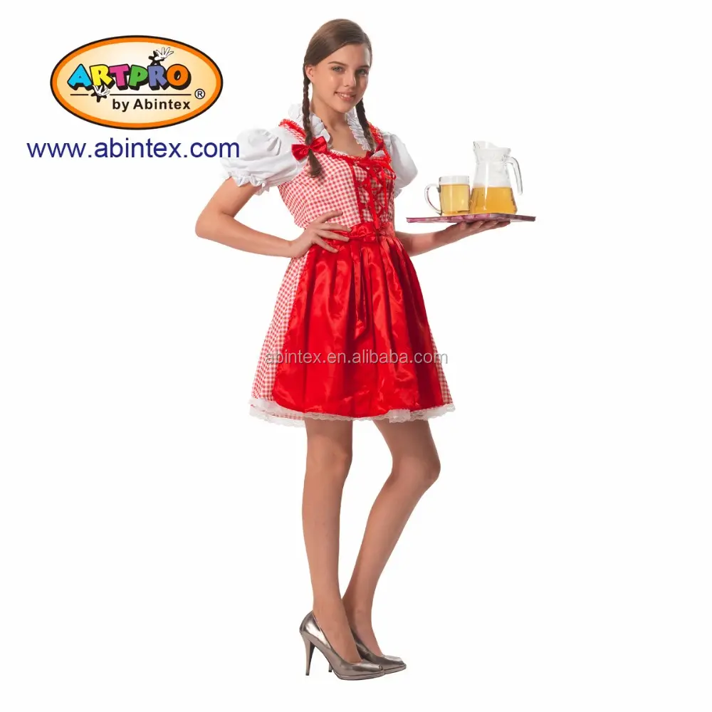 ARTPRO durch Abintex marke Oktoberfest lederhosen dirndl kleid (15-018) als partei kostüm