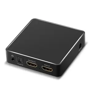 Rocketek 4 karat x 2 karat HDMI zu HDMI decoder audio extractor mit HDMI Adopter