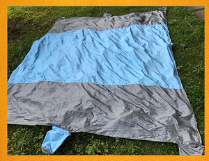 SPRA-308 9*10 pies de Gran tamaño Al Aire Libre Impermeable de <span class=keywords><strong>la</strong></span> playa Mantas Con Bucle de <span class=keywords><strong>Camping</strong></span> Esteras Asientos - Product Image 1