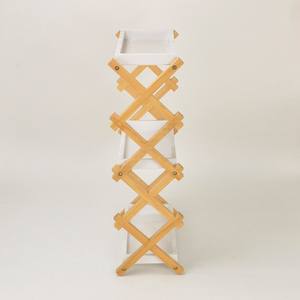 New <b>White</b> Color Wine Bottle Display Rack With <b>POM</b> Fixed Column - Product Image 6