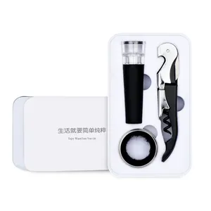 SUNWAY einzigartige geschenk idee günstige gadget 2019 trending amazon wein zubehör wein opener geschenk set mit stopper oder corporate geschenk