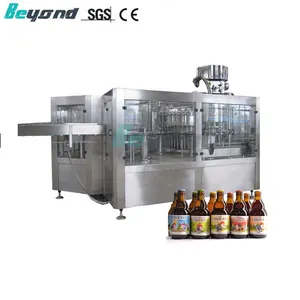 Lata de cerveja máquina de enchimento líquida automática Garrafa De Vidro Garrafa de água mineral preço