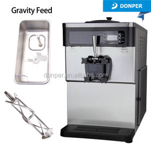 बिक्री के लिए गुरुत्वाकर्षण फ़ीड नरम आइसक्रीम मशीन Donper D828 - Product Image 2