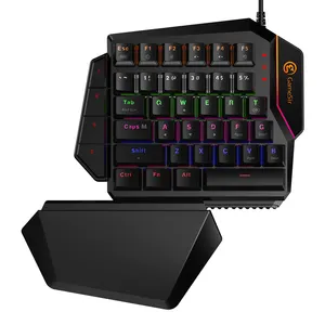Opsional Mouse dan Battledock Mini Mobile Game Keypad untuk Pubg/Fortnit Permainan Keyboard Mekanik