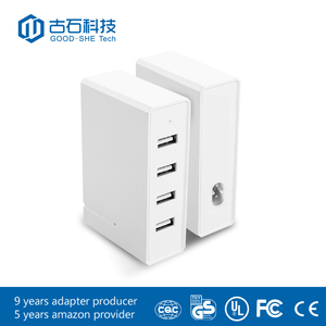 Date <span class=keywords><strong>5</strong></span> <span class=keywords><strong>V</strong></span> 5A <span class=keywords><strong>4</strong></span> Ports USB Chargeur de Voyage Mur Power <span class=keywords><strong>Adapter</strong></span> avec Téléphone Portable Titulaire 1 ans de garantie - Product Image 1