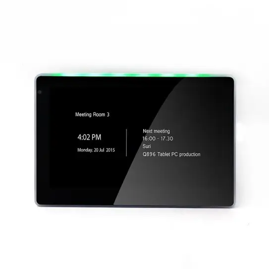 7 дюймов LED свет NFC Читатель планшетный ПК с системой андроида Конференц-зал планировщик