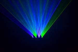 La venta caliente barato verde azul lente 4 cabeza <span class=keywords><strong>dj</strong></span> etapa de luz láser proyector láser 4 - Product Image 4