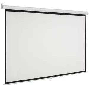 Office 1080p Matte Matt White Motorized Electronic Projection Screen Electric Projector Screen