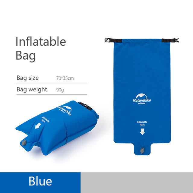 Sac gonflable bleu