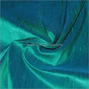 Cina pemasok 100% polyester banarasi dupion kain untuk tirai, sarung bantal