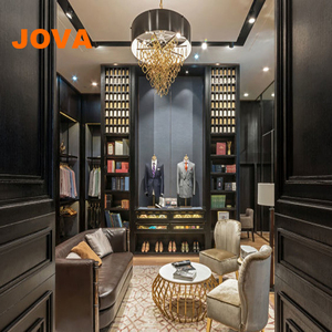 Vetrina Espositiva per Negozio di Abbigliamento Maschile di Alta Moda, Design Decorativo per Boutique di Abiti da <span class=keywords><strong>Uomo</strong></span> - Product Image 3