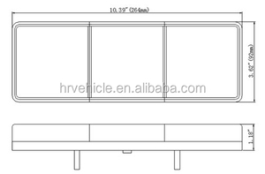 Feu arrière combiné LED pour camion HR09227-1, feu arrière pour remorque, camping-car, bateau, caravane - Product Image 3