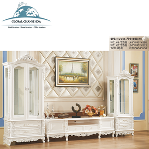 ไม้เนื้อแข็งเฟอร์นิเจอร์ห้องนั่งเล่นตู้ไวน์ - Product Image 2