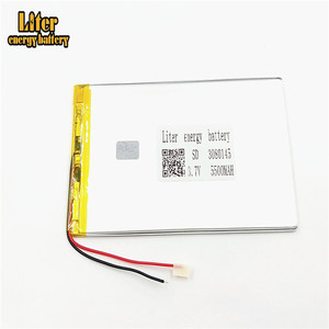 Venta wholesale ultra thin 3080145 batteries 5500 mAh lipo battery 3,7 V rechargeable lithium ion polymer - Product Image 2