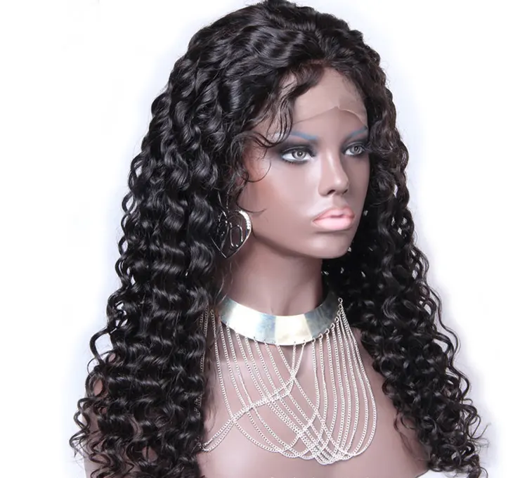Wholesale high quality preplucked lace front braid wig,/cheap kinky twist african braided lace wig/human hair curly wigs