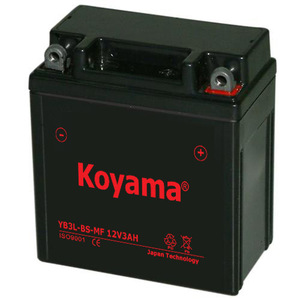 YB3L-BS- <span class=keywords><strong>12v</strong></span> <span class=keywords><strong>3Ah</strong></span> bakım ücretsiz motosiklet pil sızdırmaz pil - Product Image 1