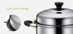 Factory Popular Design Stainless Steel <strong>Steamer</strong> Pot 28cm / Pasta <strong>Steamer</strong> - Product Image 3