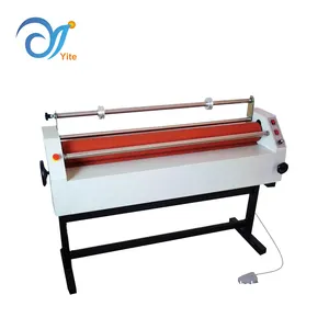 Laminator Manual Fm360, 130Cm 60 Inci Roll Lebar Format Flatbed Cold Laminator