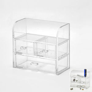 Black Plastic Jewelry Drawer with Handles <b>for</b> Storage - Product Image 5